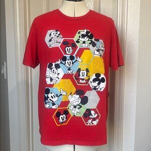 Disney Red Cotton T-Shirt